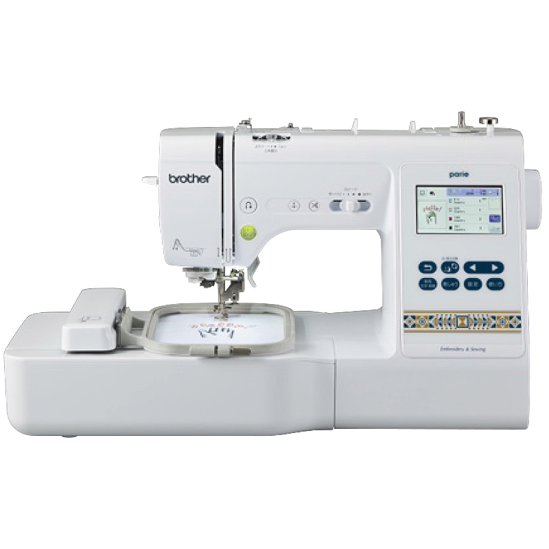 ミシン 初心者 刺しゅう機付き コンピュータミシン パリエ parie 本体