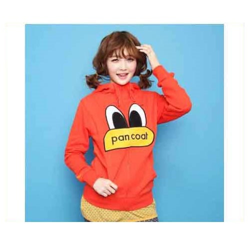 正規品PANCOAT ジャケットEYES フード付き 裏地起毛 ジップアップパーカー 冬 Tシャツ パーカー 長袖 HOOD 長袖 パンコート キャラクター メンズ レディース トレーナー