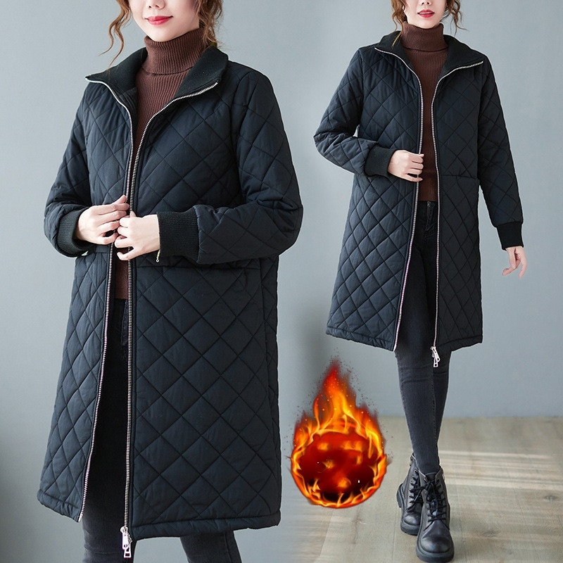 キルティングコート レディース コート 中綿コート ロングコート 冬 キルティング 無地 防寒コート アウター 秋冬 ブラック あったか
