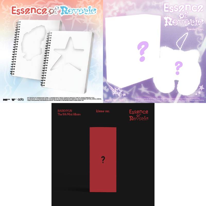 [4種セット] (Photobook / Special / Platform) BAEKHYUN ミニ5集アルバム Essence of Reverie 韓国チャート反映 公式商品