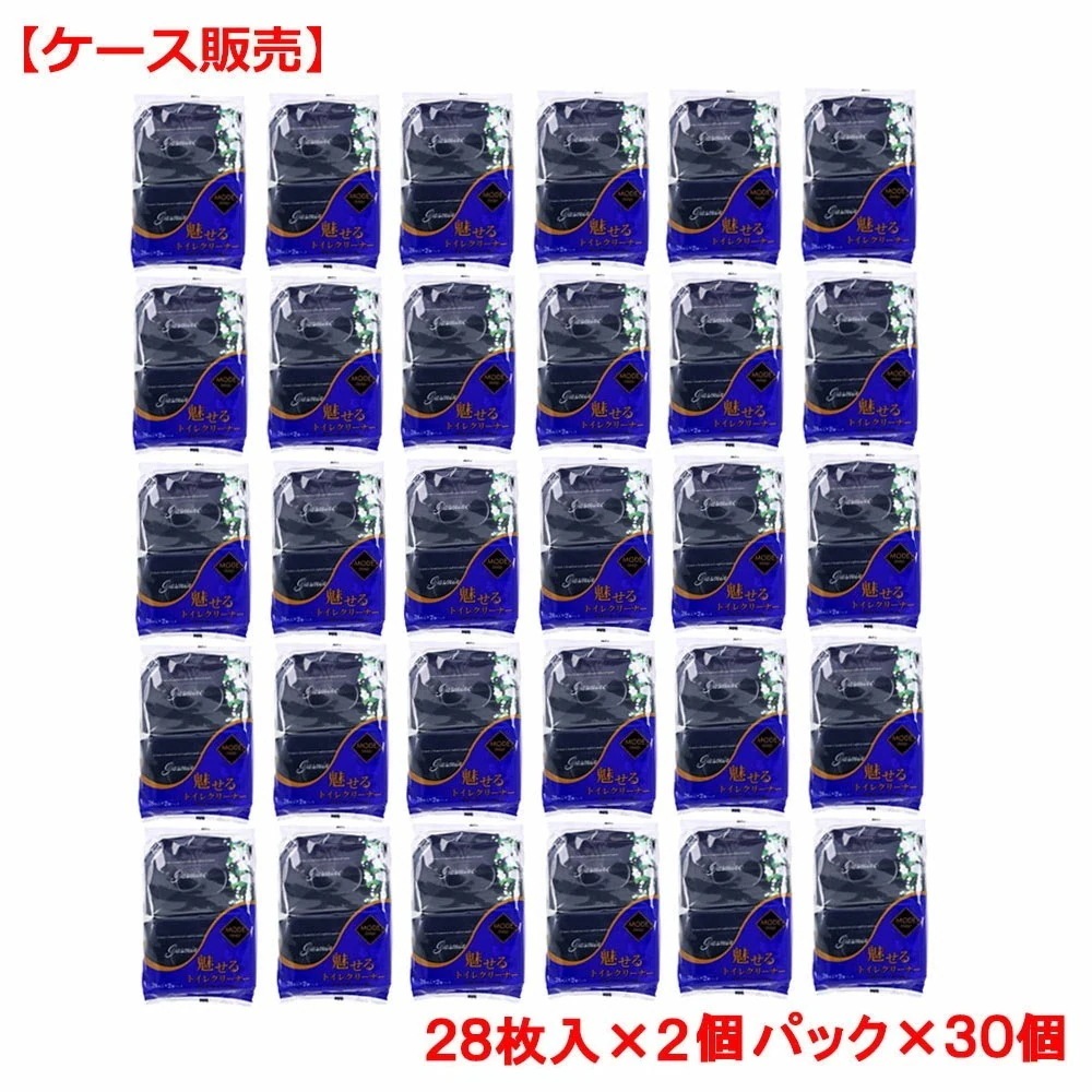 魅せるトイレクリーナー ジャスミンの香り 28枚入2個パック30個 【ケース販売】