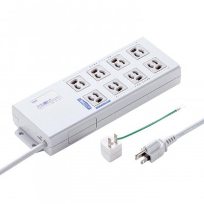 サンワサプライ パソコン連動タップ TAP-RE2MN