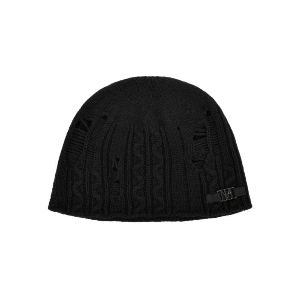 TREEMINGBIRD TMB Dubre Cable Damage Beanie Black TM253