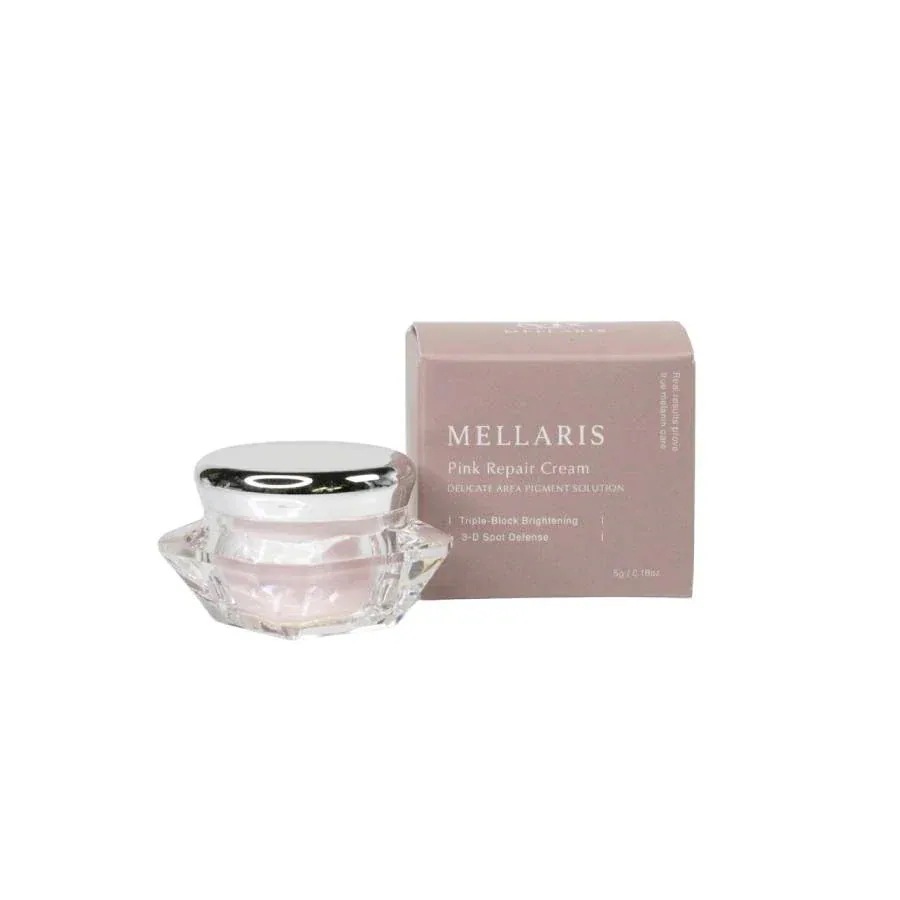 [国内正規品] メラリス ピンクリペアクリーム 5ｇ MELLARIS メラニン抑制 炎症鎮静 再生促進 三位一体 再生エネルギー くすみ 血色 透明感 乳輪 VIO アスタキサンチン ビタミンC
