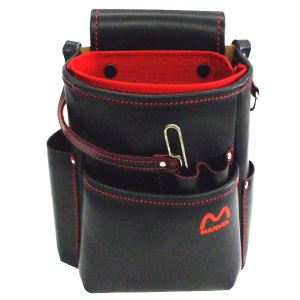 電工ポケット WAIST GEAR (腰袋ハイクオリティ) レッド（赤） マーベル MDP-210HR