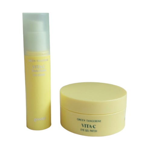 [目元ケアセット] 青みかん ビタC クマ アイ クリーム 30mL+アイパッチ 60枚