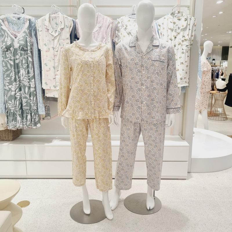 AK水原店 60手ジュジャフラワープリントカップルパジャマセット WP8867RMP8867A