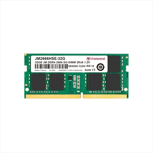 トランセンド JM2666HSE-32G [SODIMM DDR4 PC4-21300 32GB]