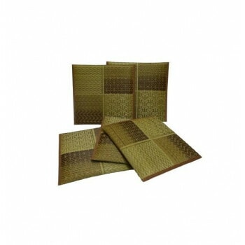 烏丸 紋織 い草座布団 ベージュ 5枚組 55x55cm TSN341020