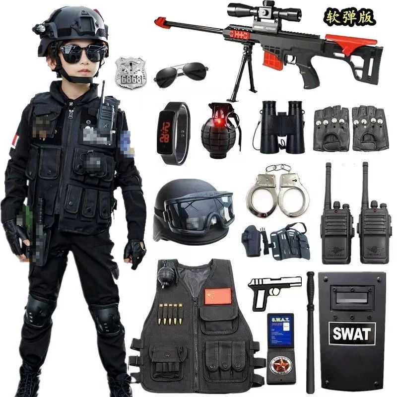 パーティーイベント用品コスプレ変装仮装男の子女の子トイガンセット装備長袖フルセットベビー服子供アウトドア