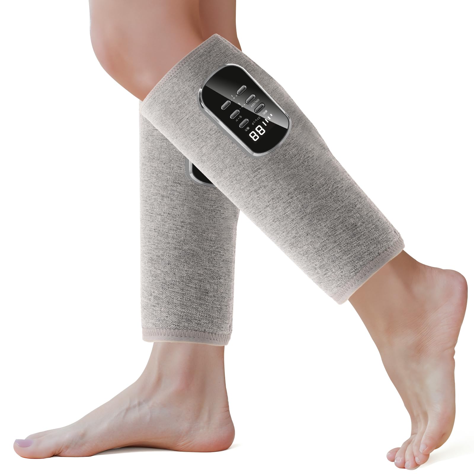 ふくらはぎリラックス エアーレッグリラックス 空気圧 温熱 Liaolee ふくらはぎケア コードレスUSB充電式 3モード 3段階強度 3段階温度 操作簡単 サイズ幅調整可 家庭用 男女兼用 誕生日