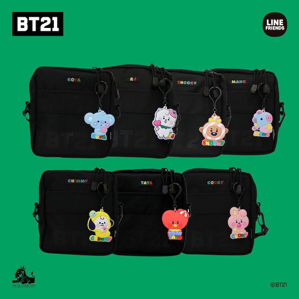 ソロモン商事 黒モバイルバック (BLACK) KOYA RJ SHOOKY MANG CHIMMY TATA COOKY 2/15