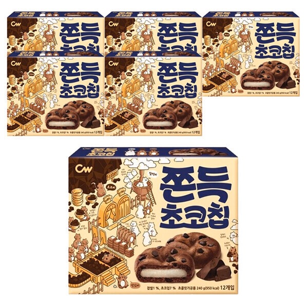チョンウ もちチョコチップ 240g 6個