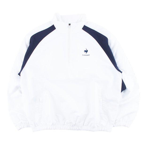 ルーズフィットカラーブロックハーフジップアノラック QQ123LJK22 WHT_P417399282