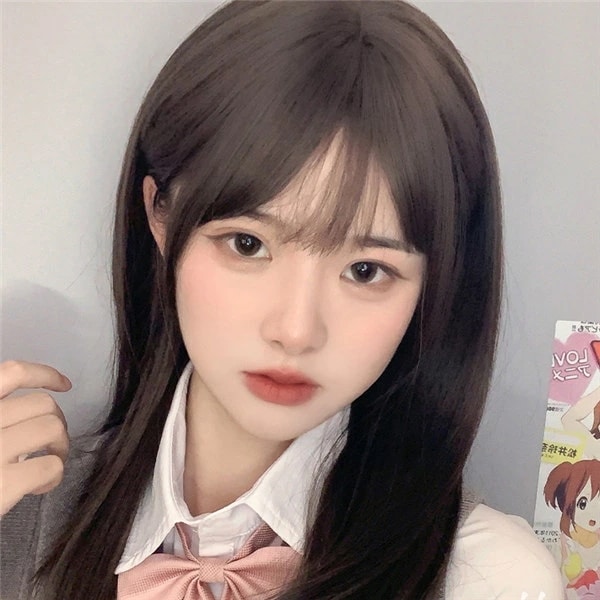 ウィッグ レディース フルウィッグ ぱっつん前髪 前髪あり 可愛い かわいい 大人用 コスプレ ロリータ ゴスロリ コスチューム 原宿風 仮装 超自然 かつら wig4 Lolita 小顔 文化祭 イ