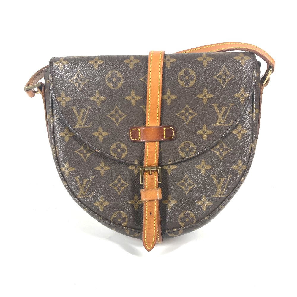 ショルダーバッグ M51233 シャンティMM モノグラム 斜め掛け カバン ポシェット フラップ モノグラムキャンバス ブラウン