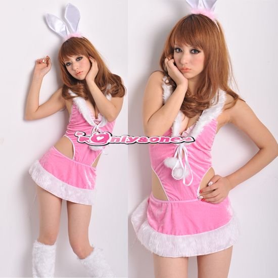 バニーガール バニーコスプレ コスチューム Pink SEXY(ban)