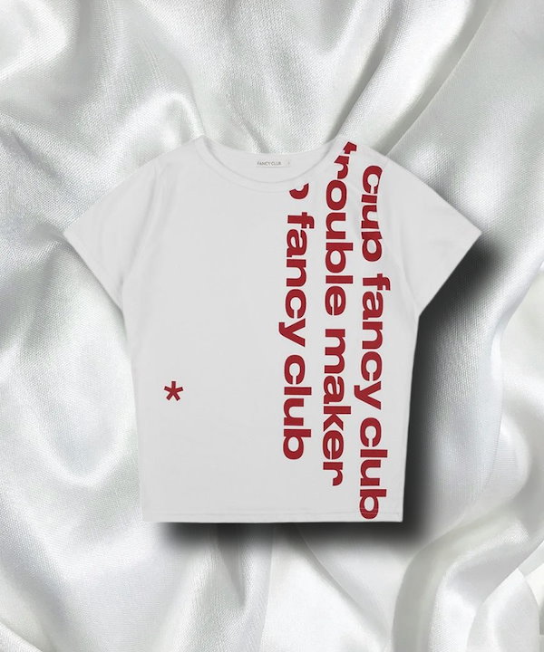 Qoo10 NASTY FANCY CLUB BAYWATCH CROP ロゴ 半袖