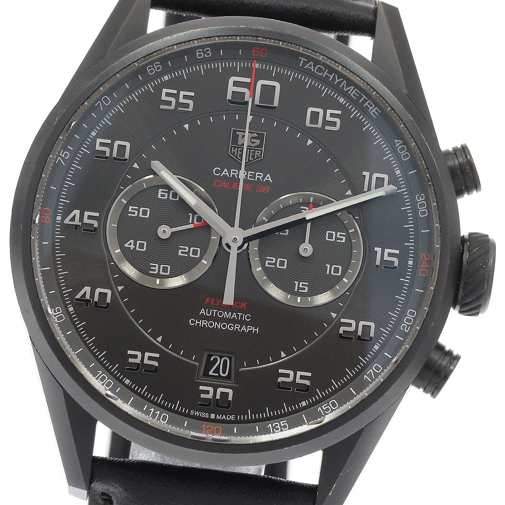 タグホイヤー TAG HEUER CAR2B80 カレラ キャリバー36 フライバック クロノグラフ 自動巻き メンズ _935119【中古】