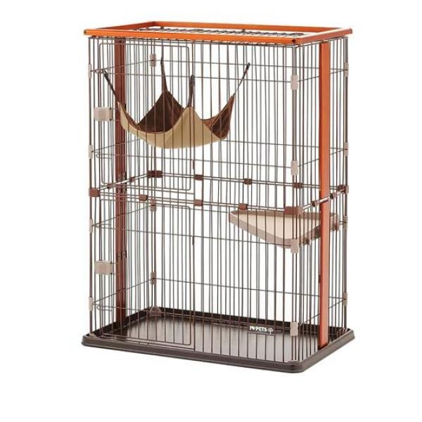 ボンビアルコン 猫用 ウッドワンサークルキャット 2段タイプ 1組入