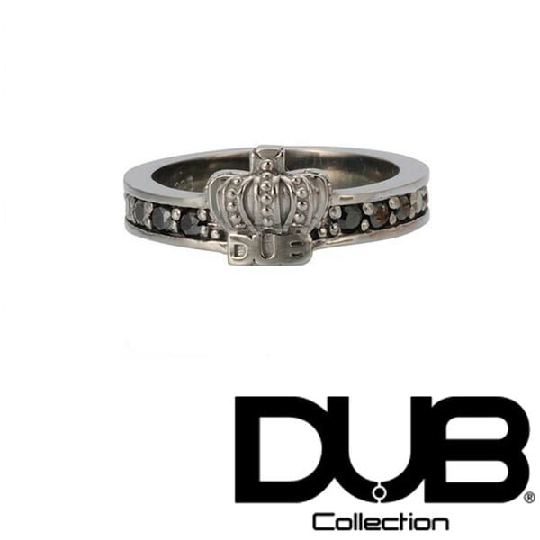 再入荷なし 即納 DUB ジュエリー リング 283-1 ブラック シルバー アクセサリー メンズ レディース ダブジュエリー ダブコレクション 指輪 CanCam キャンキャン Scawaii JJ