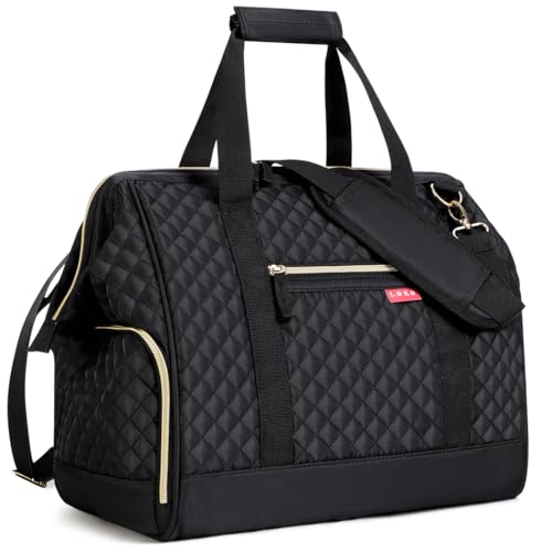 Lekesky ボストンバッグ - 33L 小さめ 軽量 旅行バッグ 靴収納 防水 機内持ち込み キャリーオンバッグ 旅行カバン がま口 折り畳み 一泊二日 ２泊 旅行/修学旅行/出張/アウトドア 機