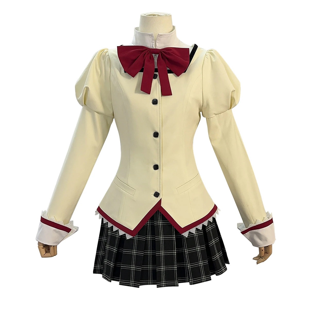 [2026 新作]HOLOUNCOSER 魔法少女まどかマギカ まどマギ 鹿目まどか 暁美ほむら コスプレ 衣装 見滝原中学校 制服 女子制服 フルセット C服 仮装 ハロウィン アニメ