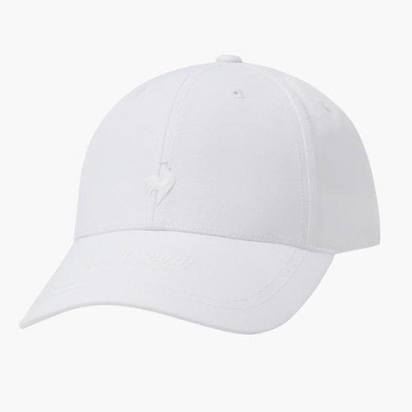 帽子 JQS QQ123ACP14-WHT ロゴポイントスポーツボールキャップ / WHITE