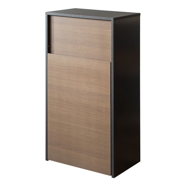 キャスターダストボックス Helios（ヘリオス） プッシュ式 /ごみ箱/ブラウン×ブラッ DB-F1100 ブラウン×