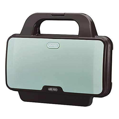 【Toffy/トフィー】 ホットサンドメーカー K-HS1（ペールアクア） 2枚焼き ミミまで焼ける 約56分 カンタン レトロ かわいい 朝ごはん 休日 モーニング K-HS1-PA