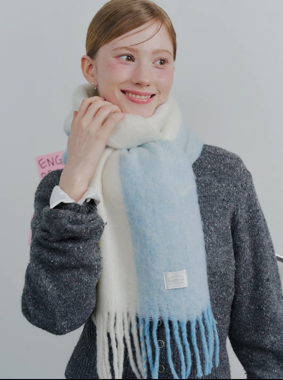 ダブルフレーバーウールマフラー