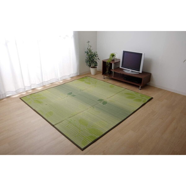 1071490123909 い草ラグ おしゃれ シンプル カーペット 『ルース』 グリーン 約180×240cm メーカー直送