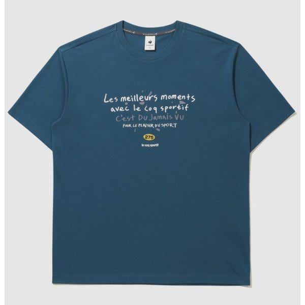 レタリング半袖Tシャツ B1 QQ323XRS72 DGB OWT