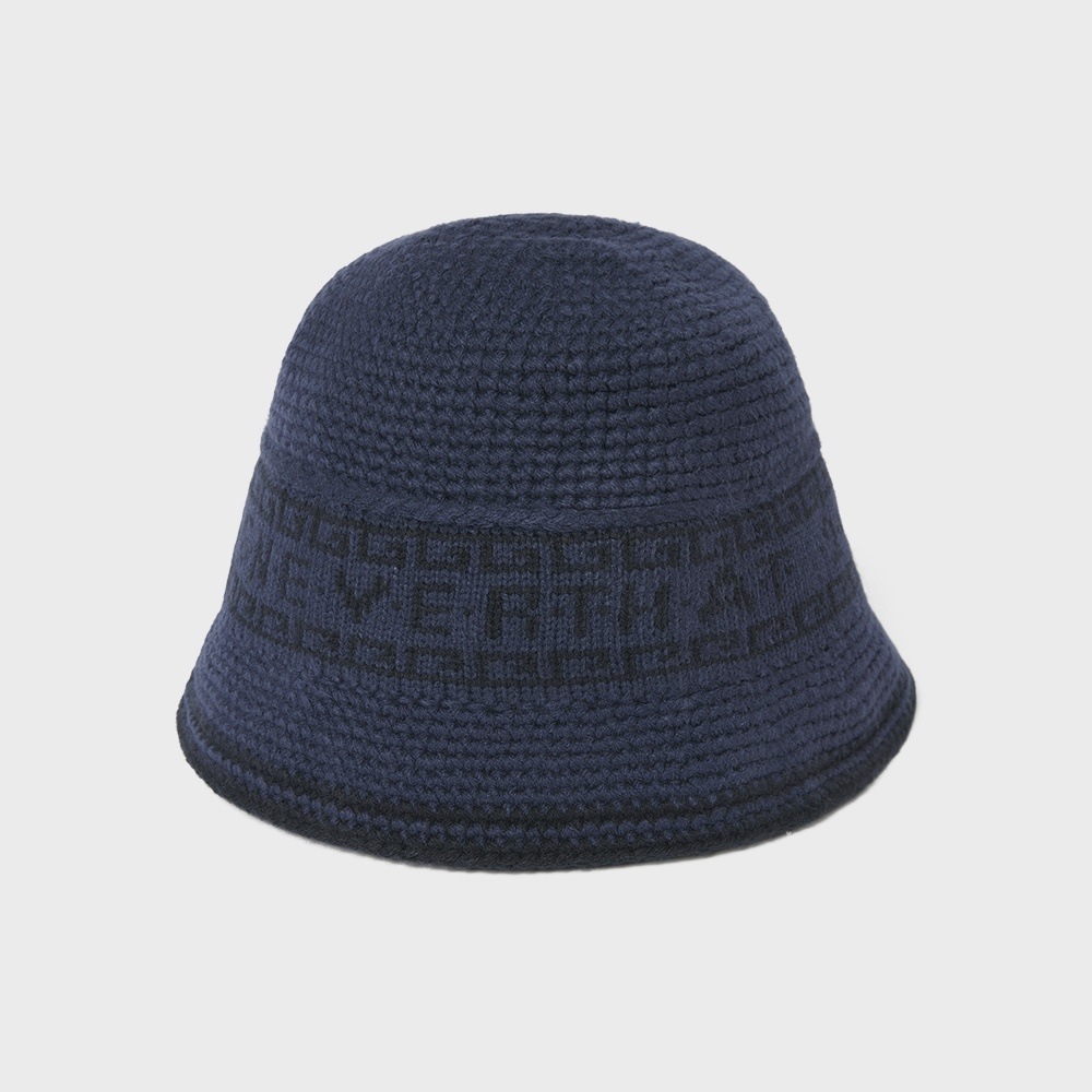 ディス・イズ・ネヴァー・ザット・クロシェットバケットハットダスティ・ブルー