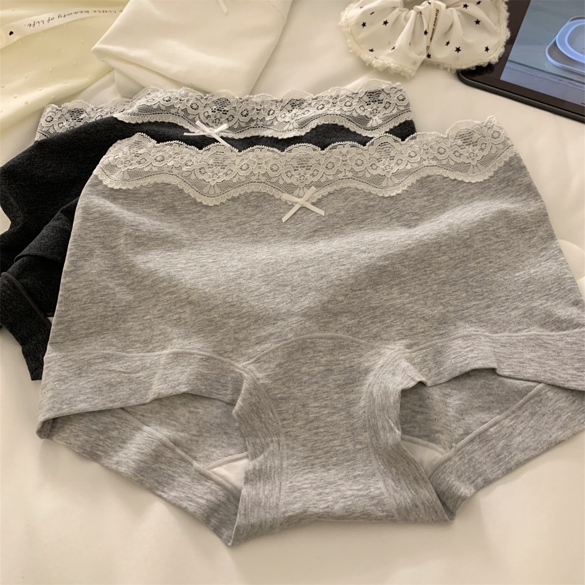10個セット 10 A股間を長くして平角の中腰レースパンツ女性抗菌バッグ尻女性無痕通気快適パンツ