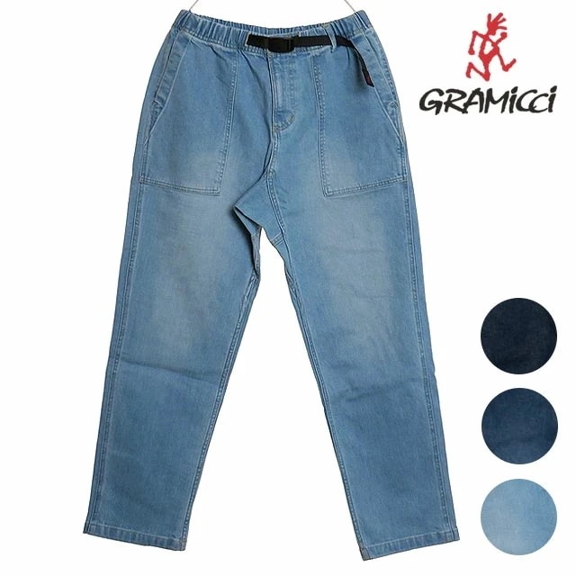ストレッチデニム ルーズテーパードリッジパンツ [G5SU-P083] メンズ ボトムス ロングパンツ ルーズシルエット 12ozデニム