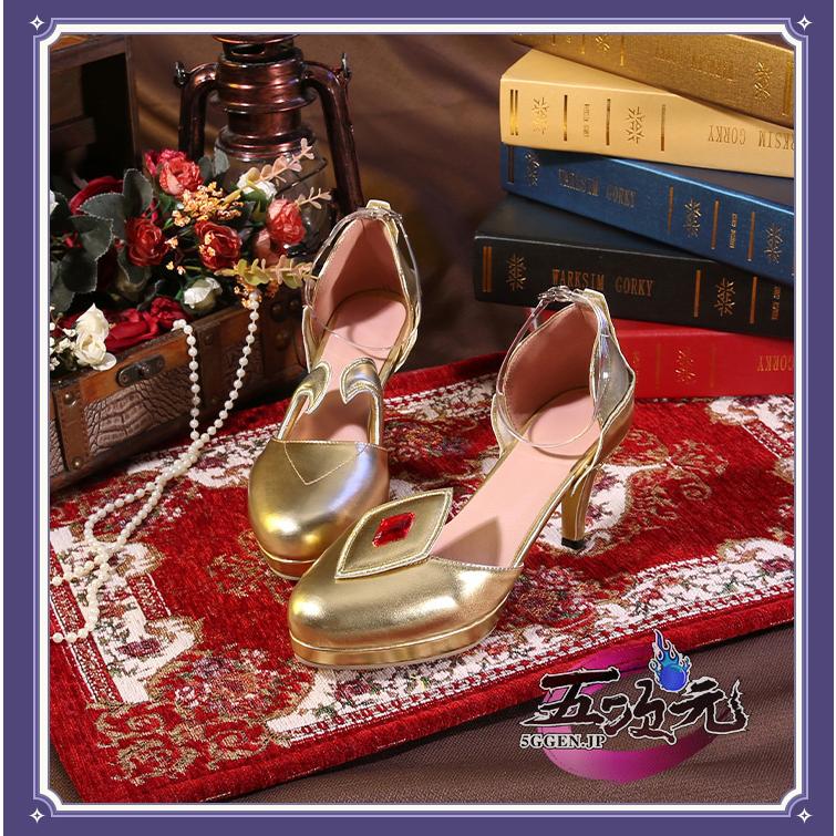 原神　コスプレ　莫娜　モナ　靴　ブーツ