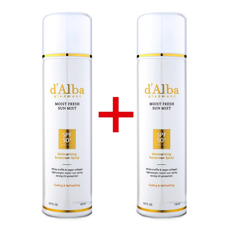 [1+1]モイストフレッシュサンミスト /サンスプレー 150ml+150ml /ボディー保湿日焼け止めスプレー