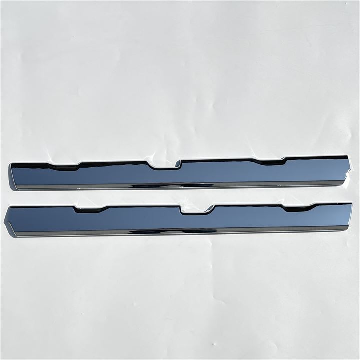 三菱 ふそう 17スーパーグレート メッキ フロントグリル アッパーモール (シルバー, グリルアッパーモール)