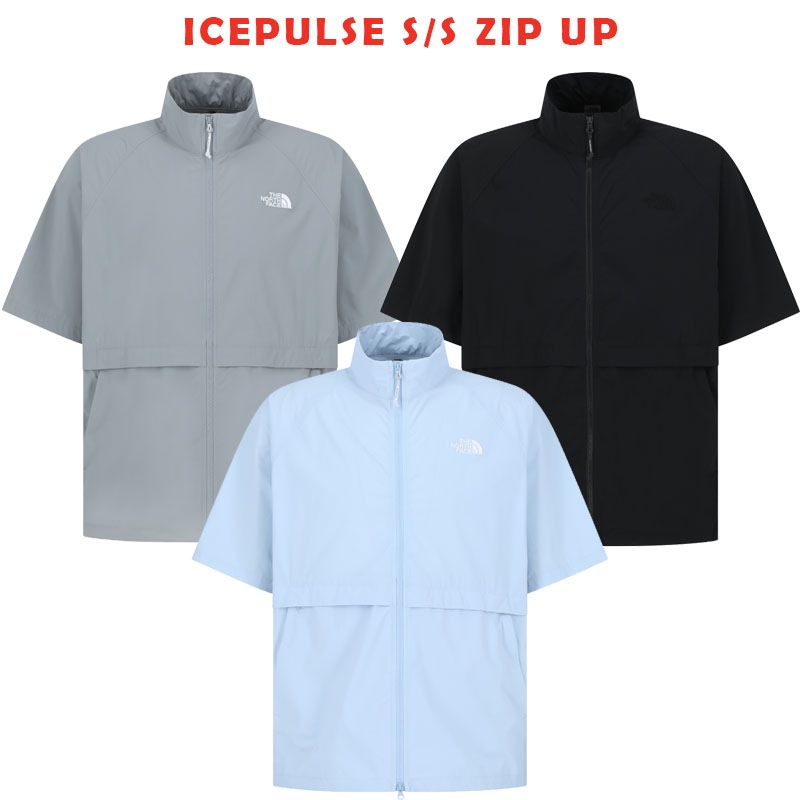 韓国正規品保証 関税負担なしNT7KS01J ICEPULSE S S ZIP UPデイリー 基本 着装 男子 女子 人気 韓国 ファッション 男女共用 アウトドア