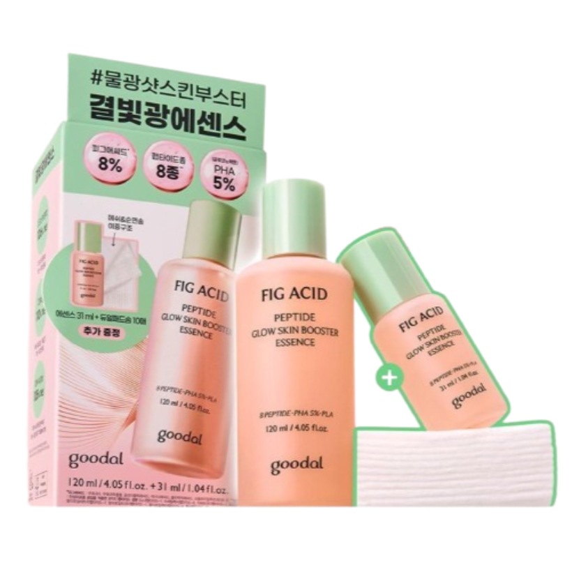 [NEW] ピグアシッドペプチド スキンブースターショットエッセンス120ml +31ml + 化粧用コットン贈呈 #PHA #PLA #AHA