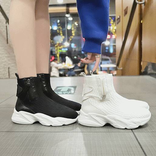 2color レディース シューズ 靴 スニーカー ショートブーツ 厚底 厚底スニーカー 歩きやすい