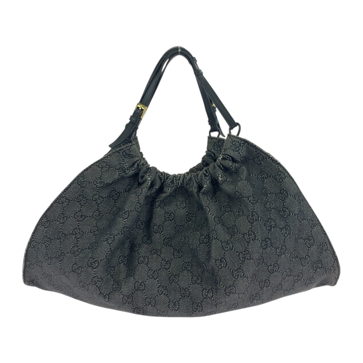 グレー ブラック ゴールド金具 GGキャンバス 76554 ハンドバッグ レディース 504626