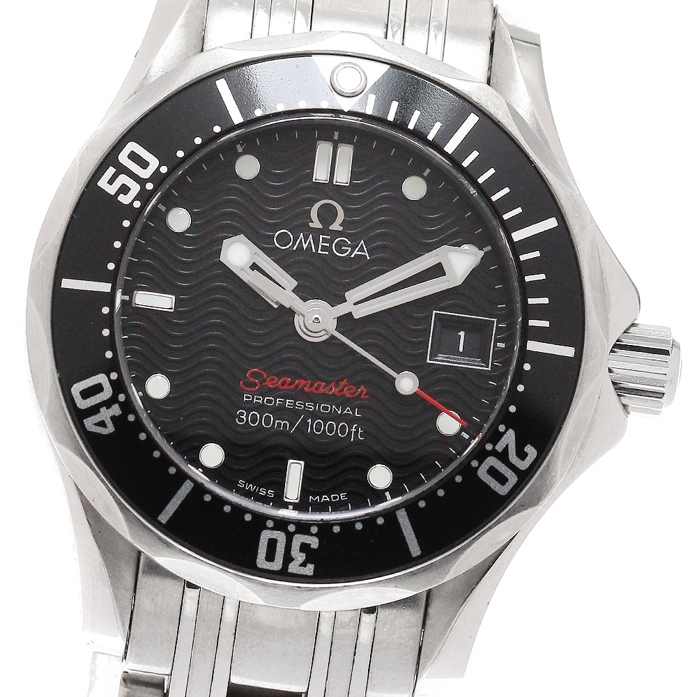 オメガ OMEGA 212.30.28.61.01.001 シーマスター300 デイト クォーツ レディース _901176【中古】