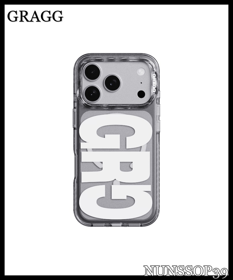 GRAGG MAGSAFE LAYERS FRAME CASE CLEAR BLACK - GRG