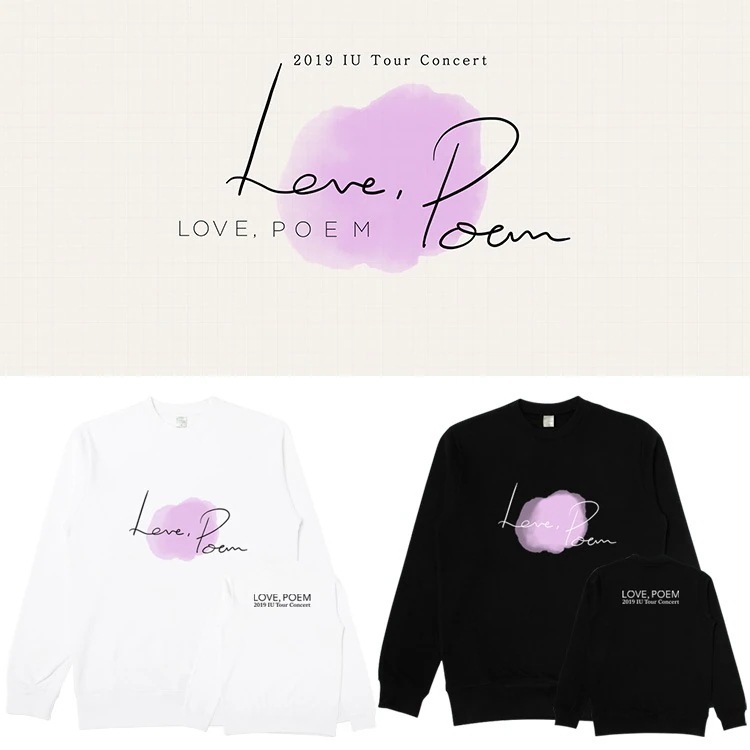 Iuイジウン記念コンサートアルバムlovepoemセータールーズラウンドネックプラス薄いベルベット