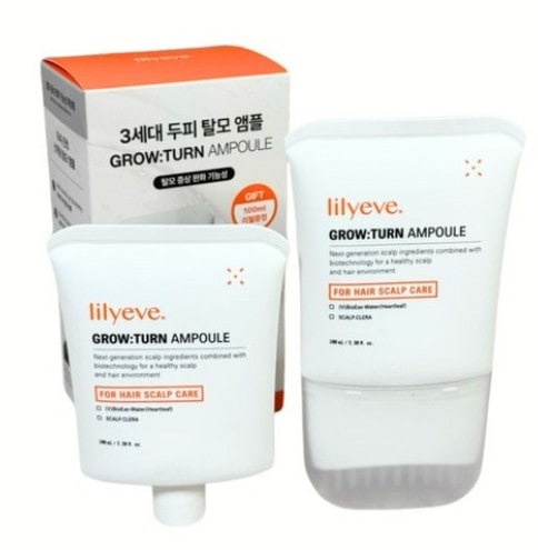 [オリーブヤング企画]グローターンヘアアンプル100ml+100ml /頭皮ケア/ヘアエッセンス/ヘアケア／脱毛ケアアンプル／脱毛ケアソリューション/育毛剤