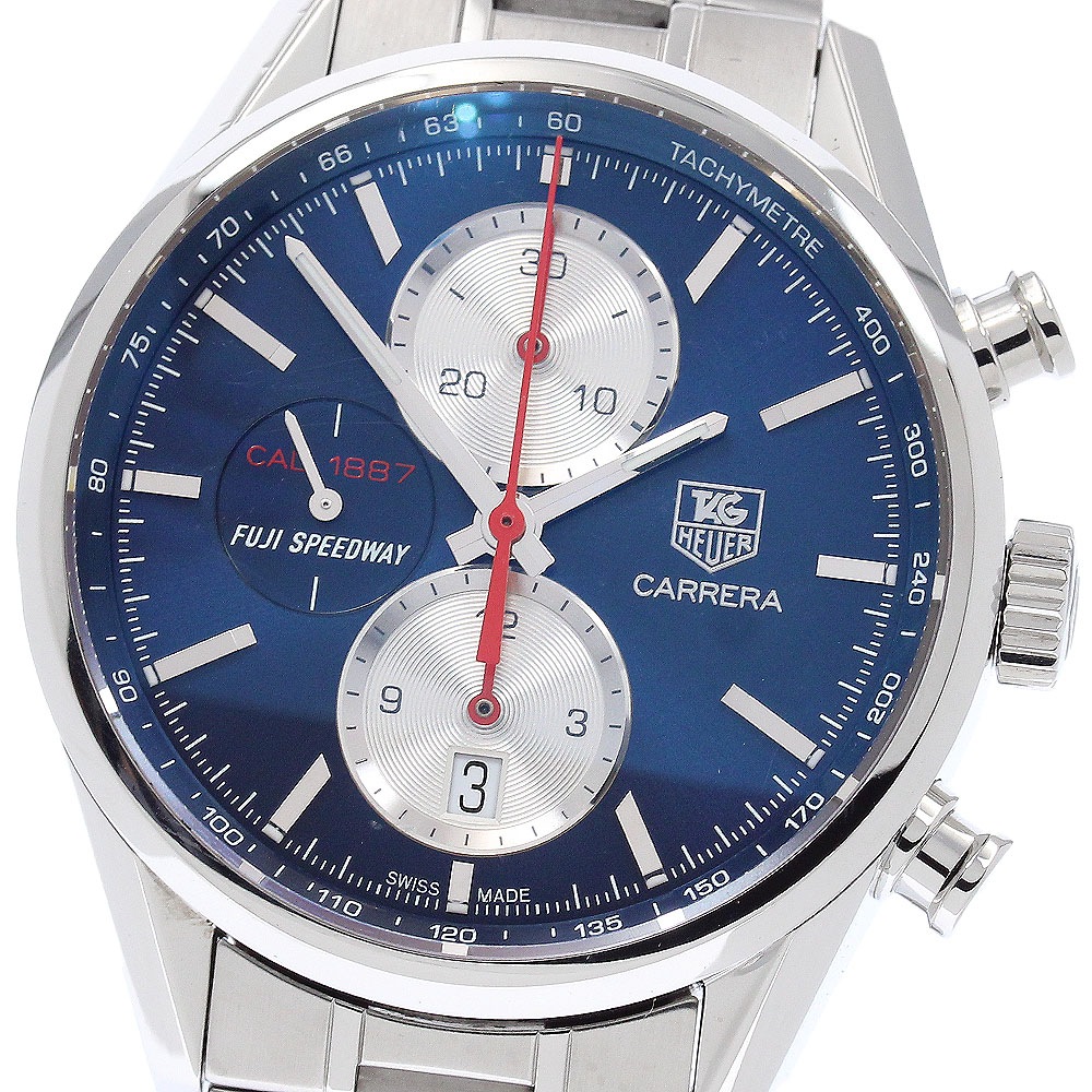タグホイヤー TAG HEUER CAR211B カレラ 日本限定 富士スピードウェイ cal.1887 自動巻き メンズ _948875【中古】