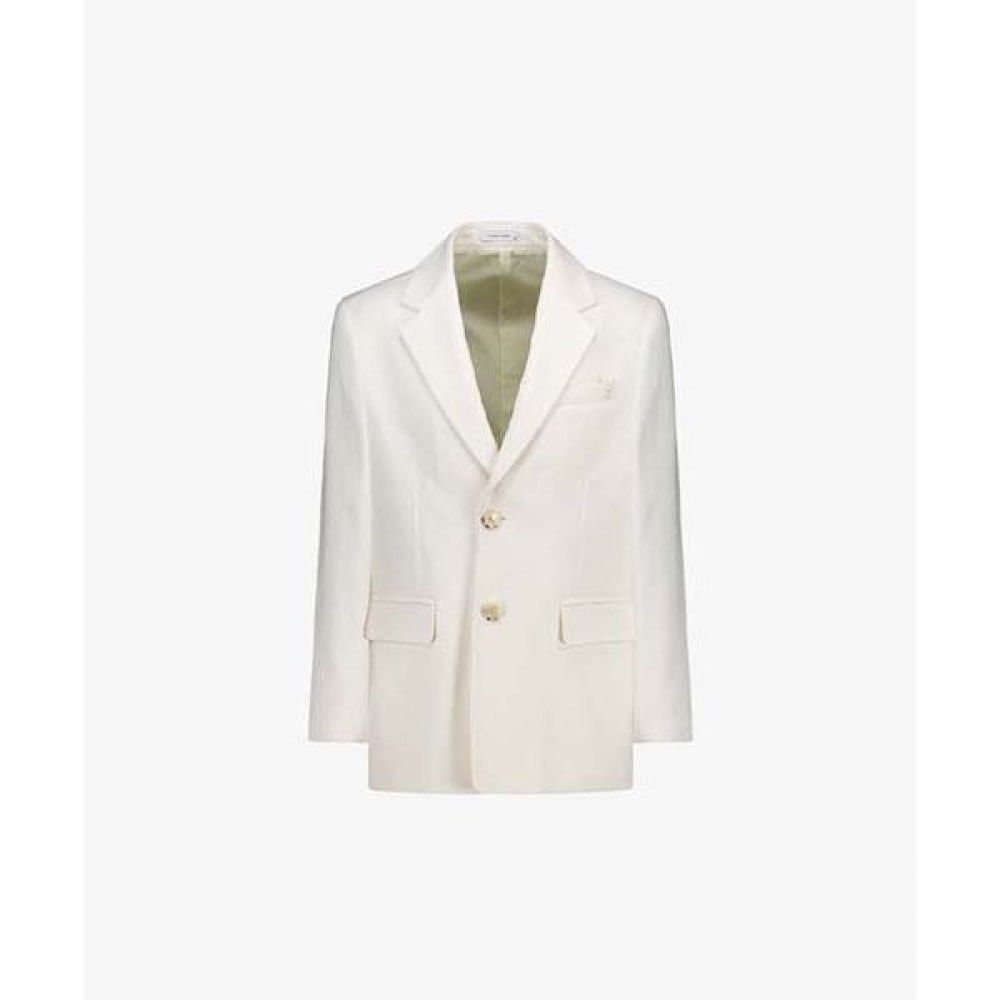 [リバークラッシュ] LKS24319アイボリーオーバーフィットツーボタンジャケット 15,228円