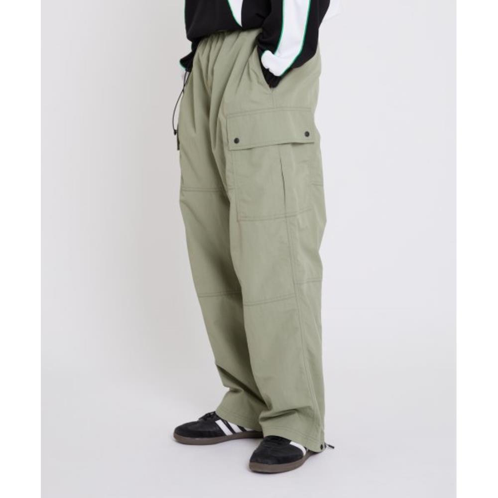 WMC Ripstop Zipper Cargo Pants KHAKI O-MOBDL3M42545